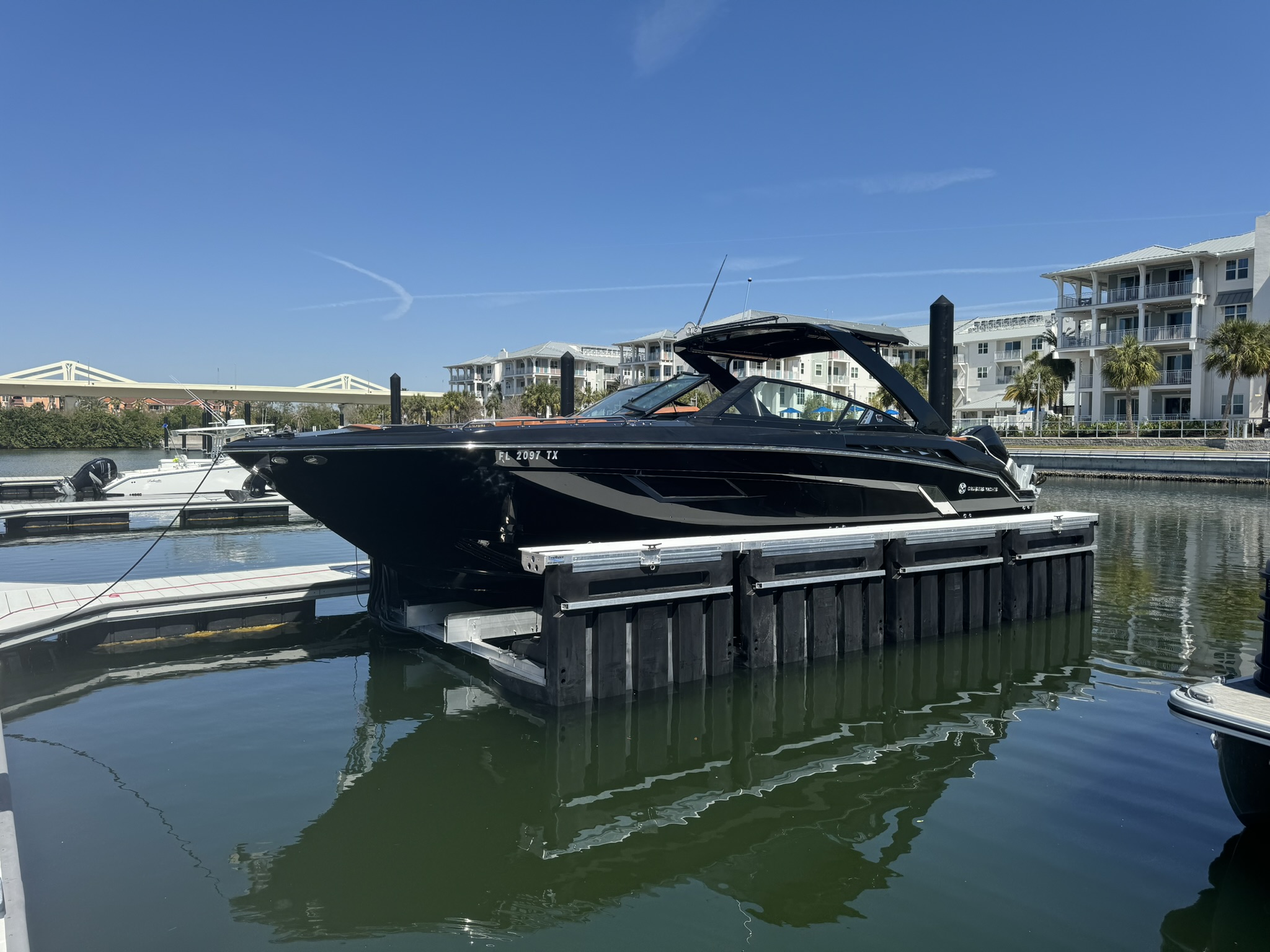 TideRider Boat Lift floating boat lift